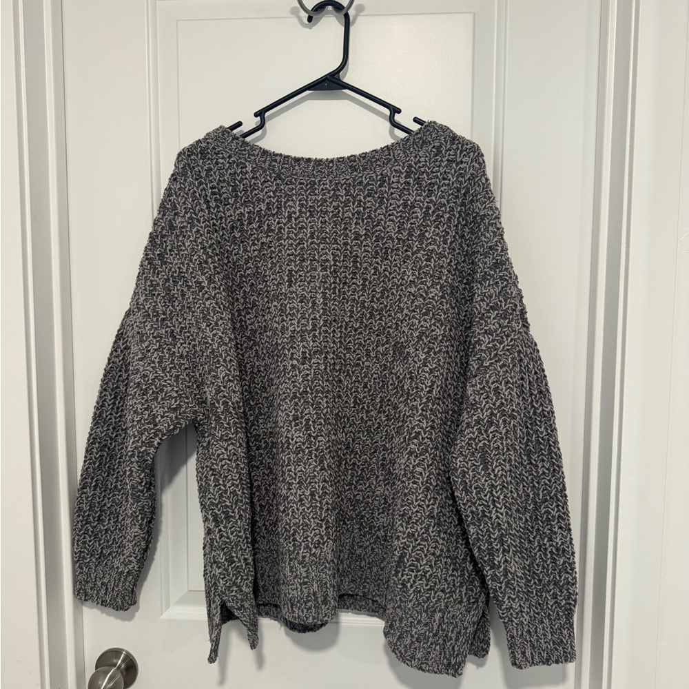 American Eagle Outfitters Charcoal Knit Sweater